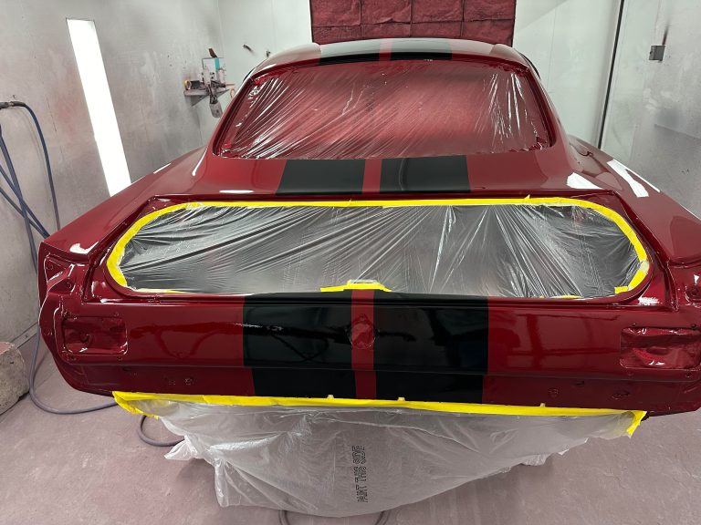 65 Mustang painted
